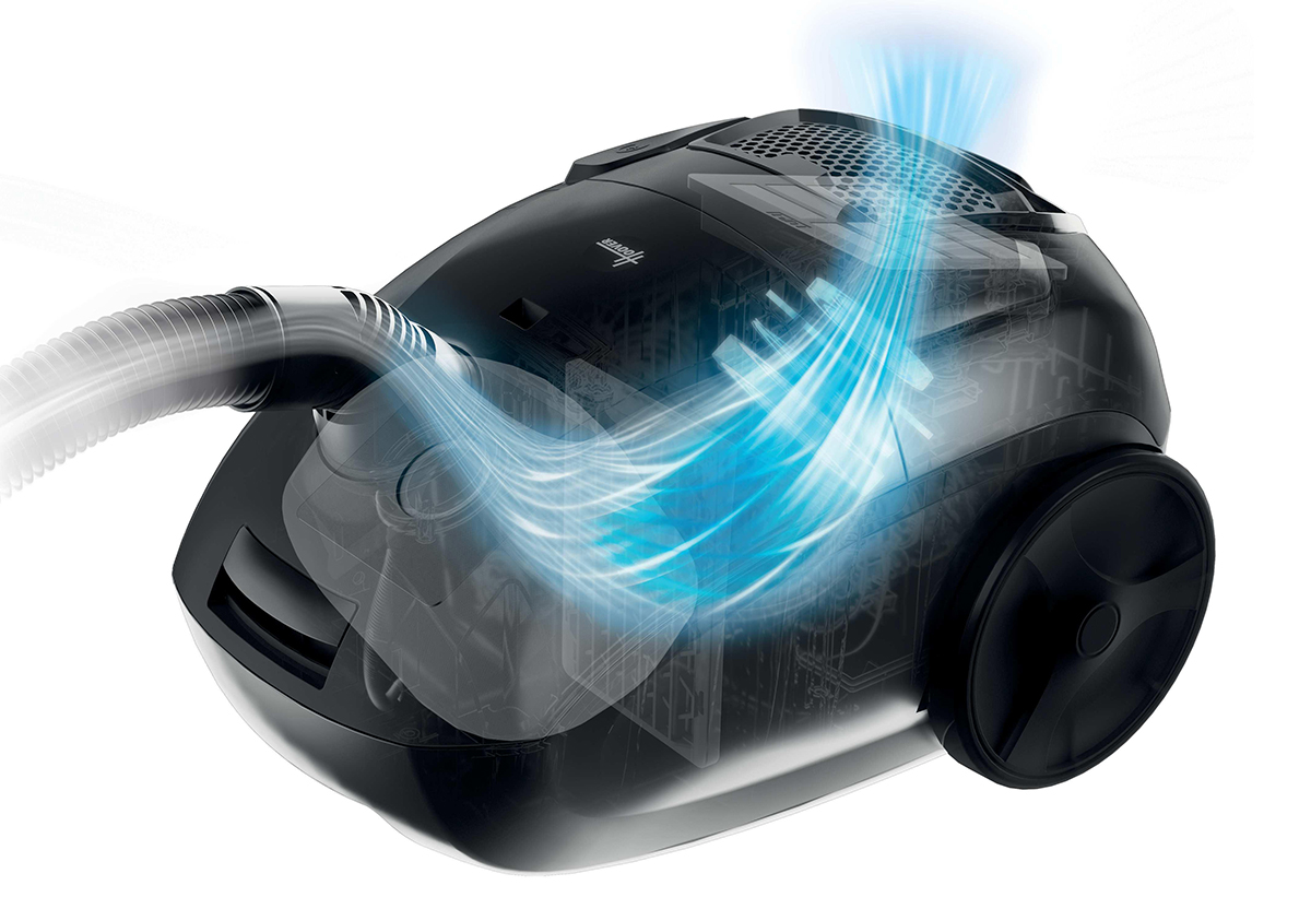 Απεικονίζεται ο εσωτερικός μηχανισμός του φίλτρου.